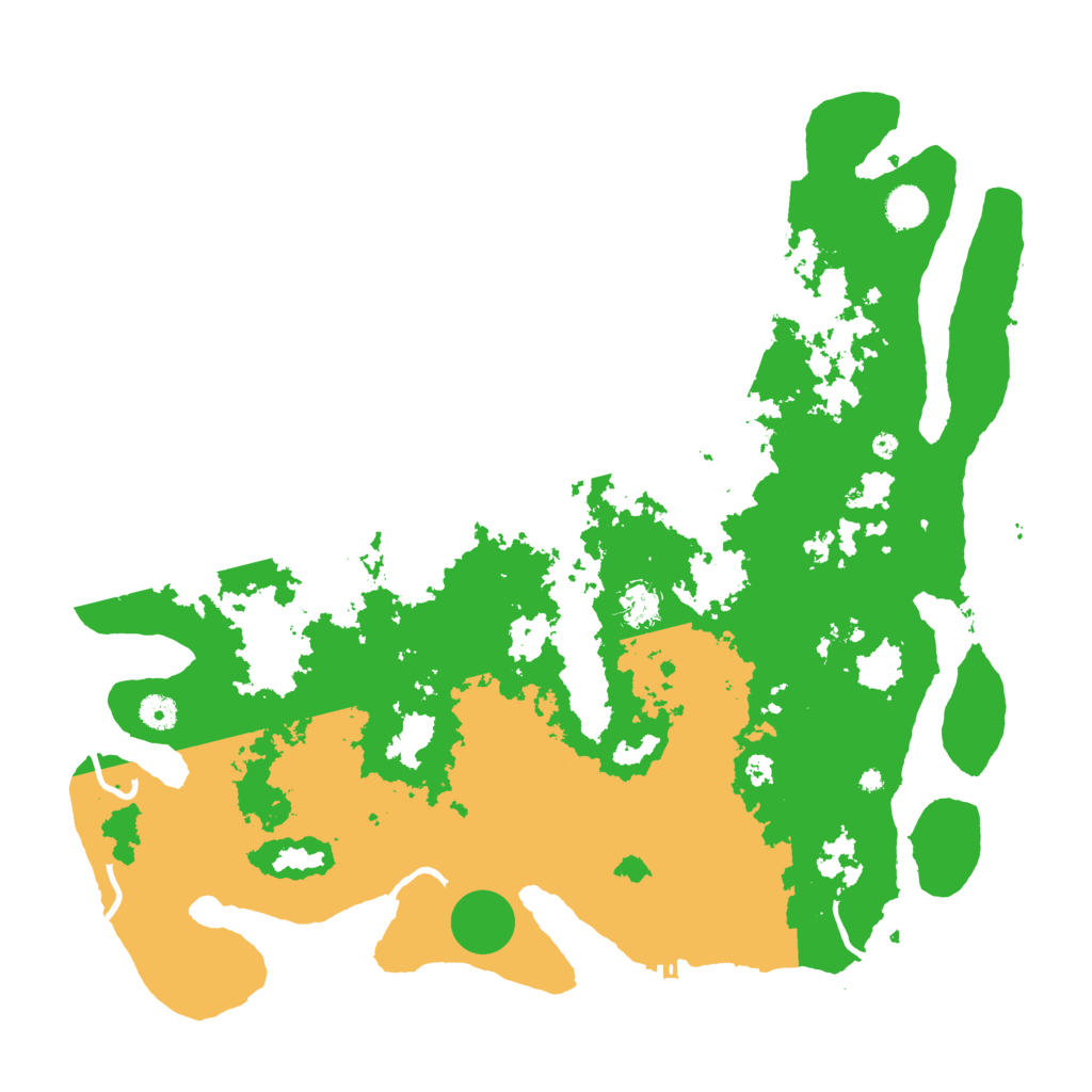 Biome Rust Map: Procedural Map, Size: 4500, Seed: 1110463815