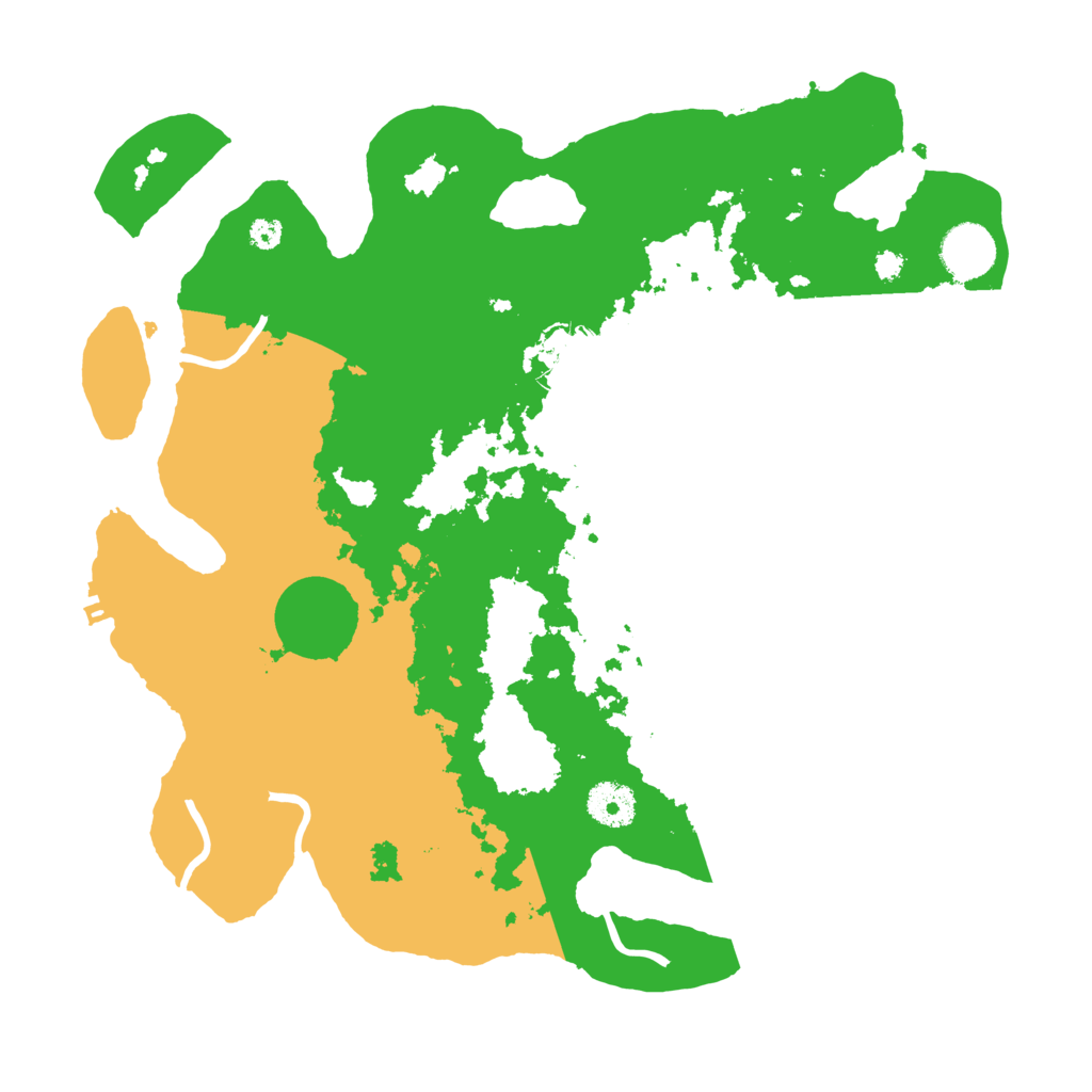 Biome Rust Map: Procedural Map, Size: 3500, Seed: 42139474