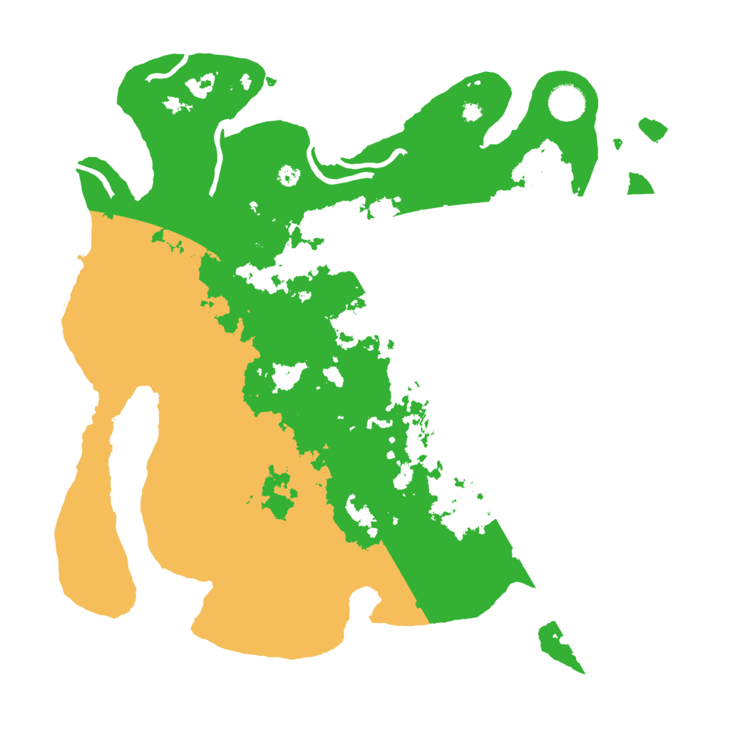 Biome Rust Map: Procedural Map, Size: 3500, Seed: 1012944
