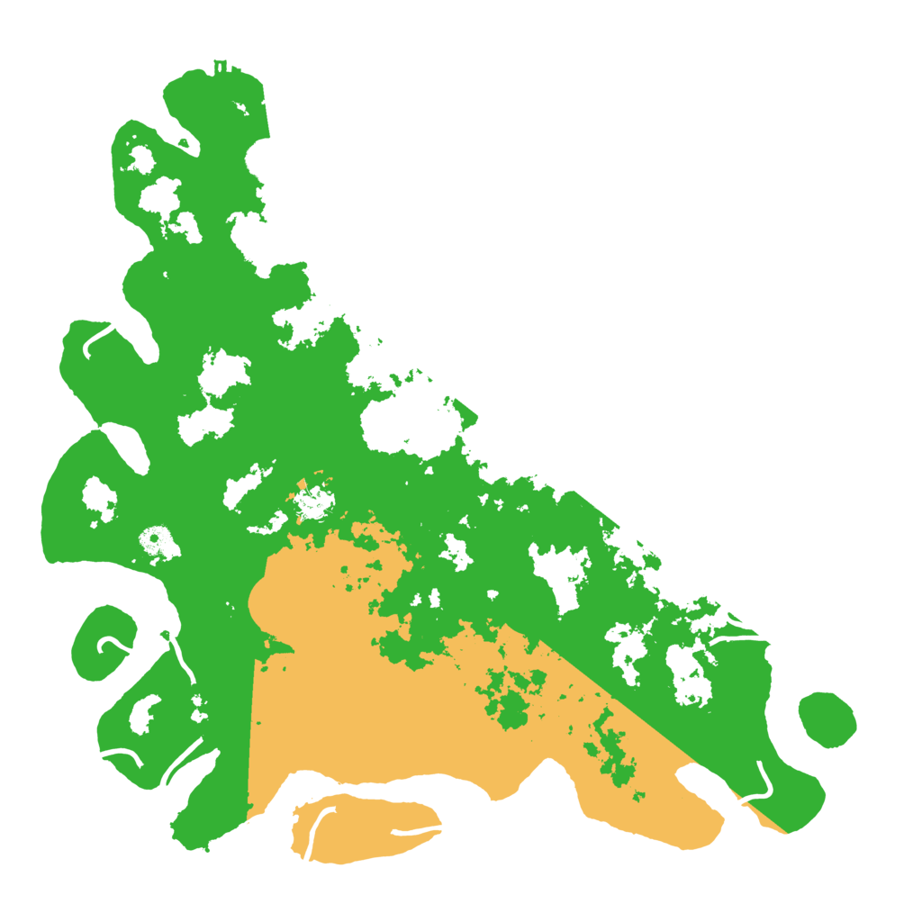 Biome Rust Map: Procedural Map, Size: 4500, Seed: 4350