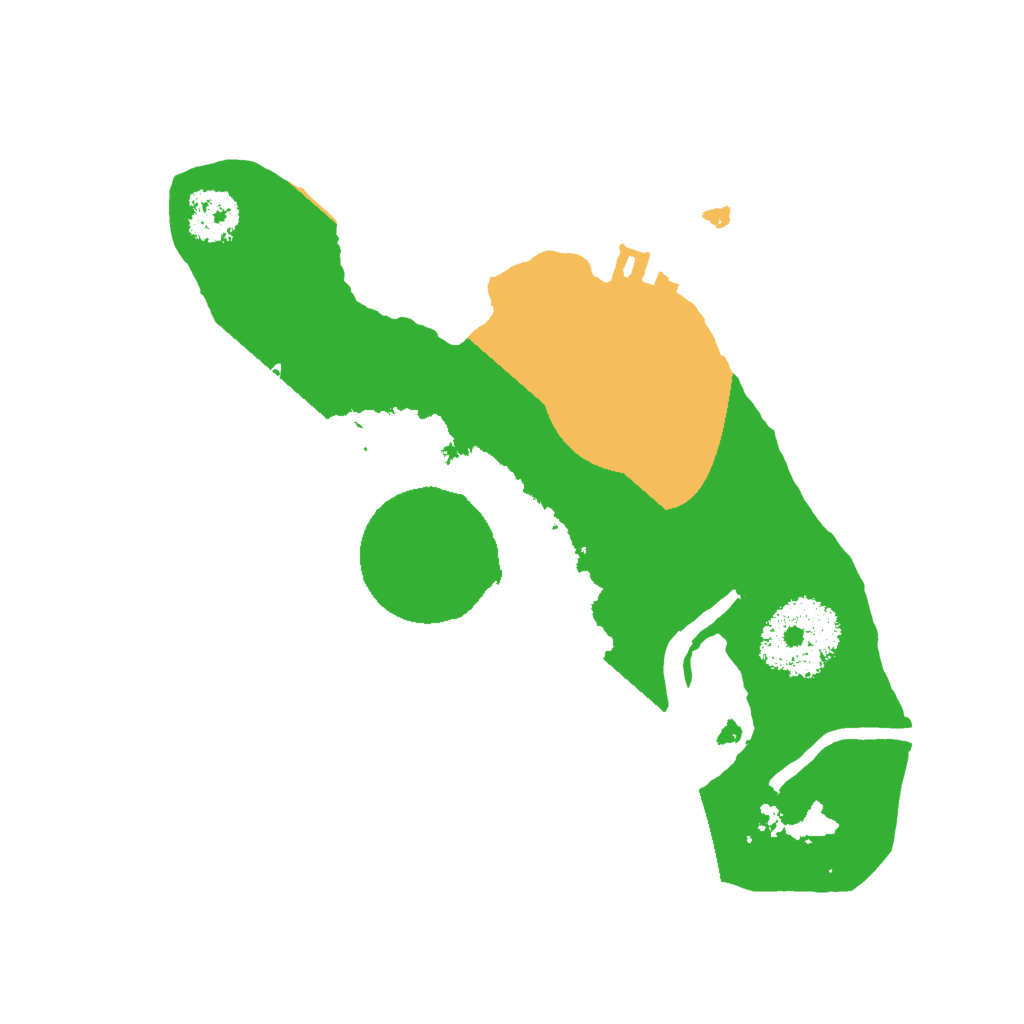 Biome Rust Map: Procedural Map, Size: 2000, Seed: 184