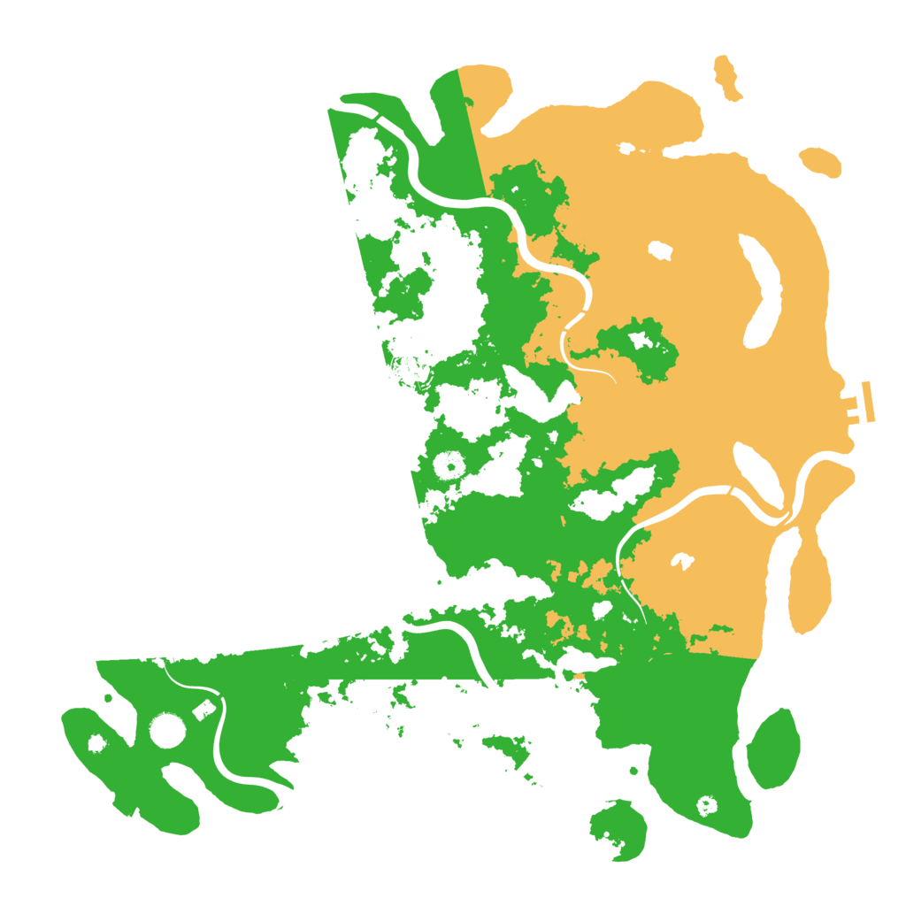 Biome Rust Map: Procedural Map, Size: 4500, Seed: 1011573434