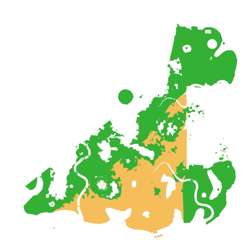 Biome Rust Map: Procedural Map, Size: 4500, Seed: 119169533