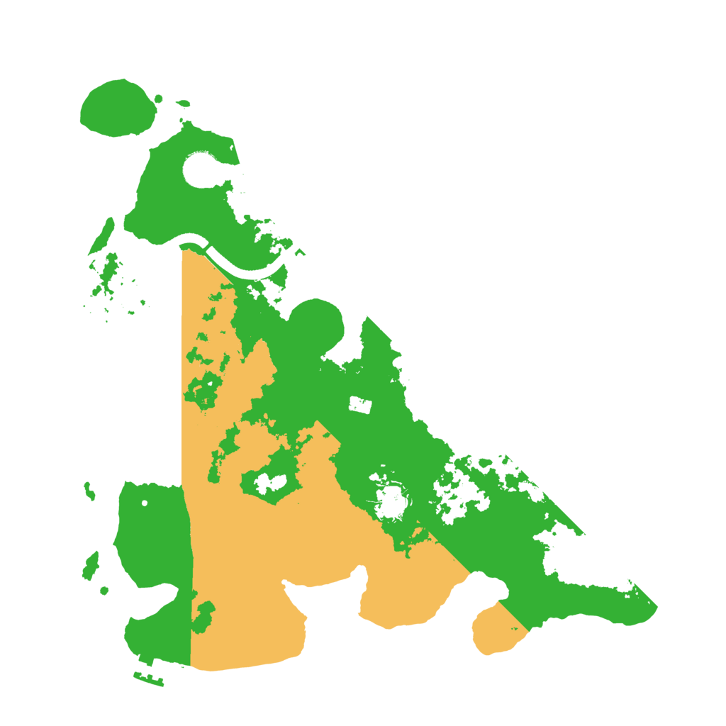 Biome Rust Map: Procedural Map, Size: 3500, Seed: 262635377