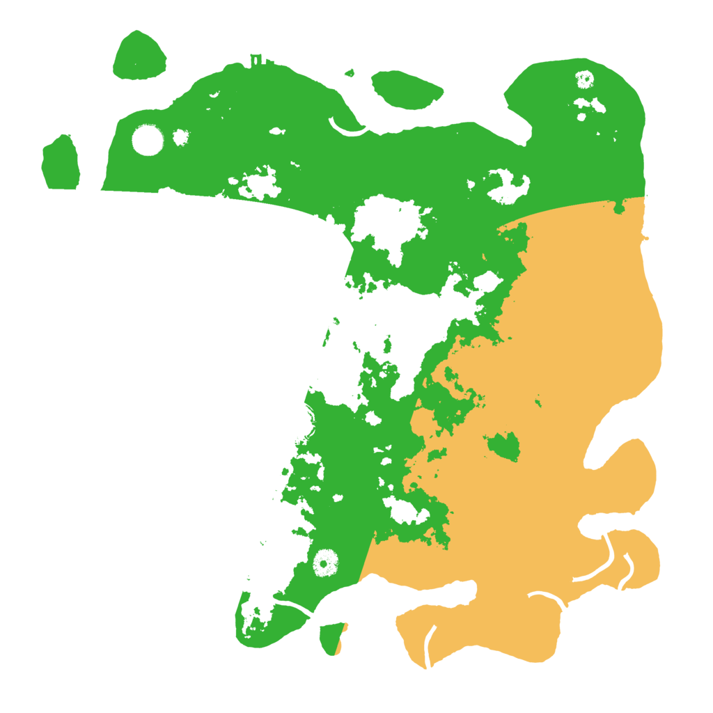 Biome Rust Map: Procedural Map, Size: 4000, Seed: 990221