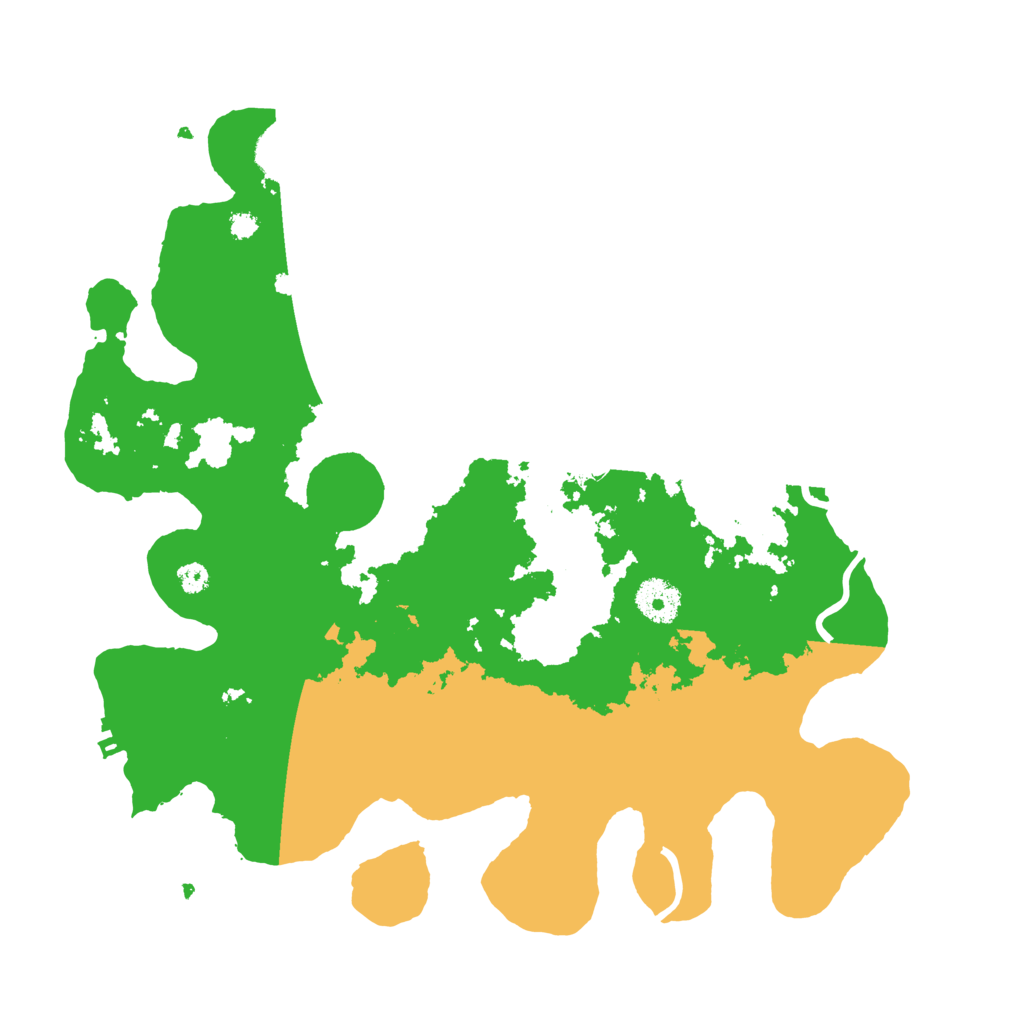 Biome Rust Map: Procedural Map, Size: 3500, Seed: 1392032167