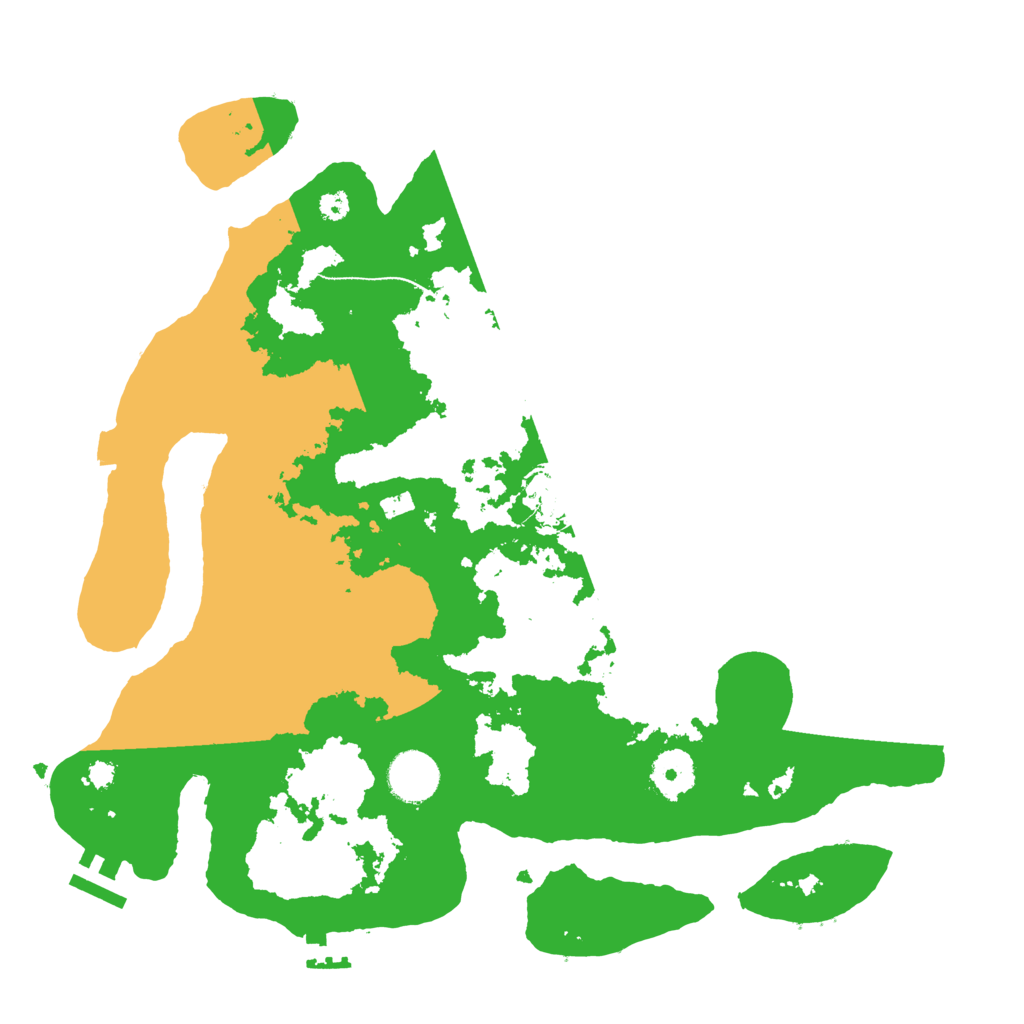 Biome Rust Map: Procedural Map, Size: 3500, Seed: 548781343