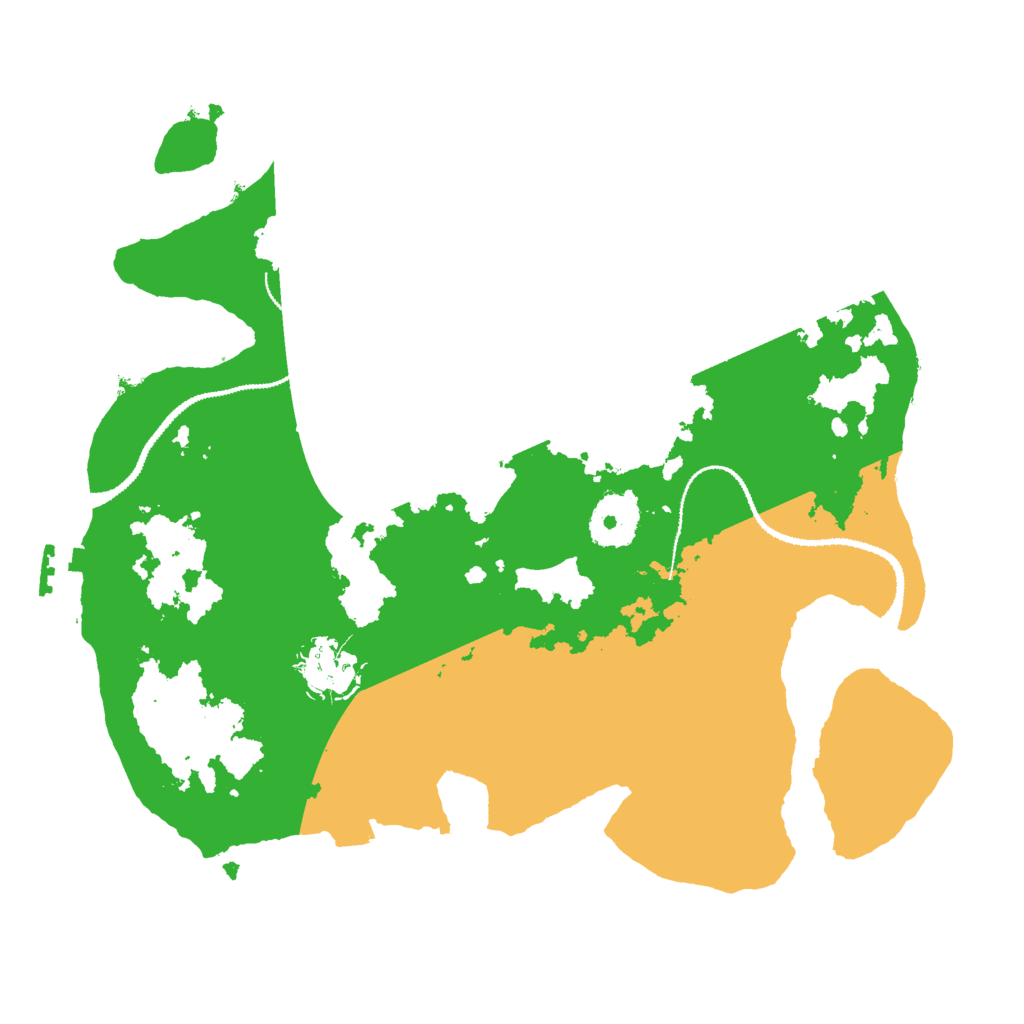 Biome Rust Map: Procedural Map, Size: 3000, Seed: 6974