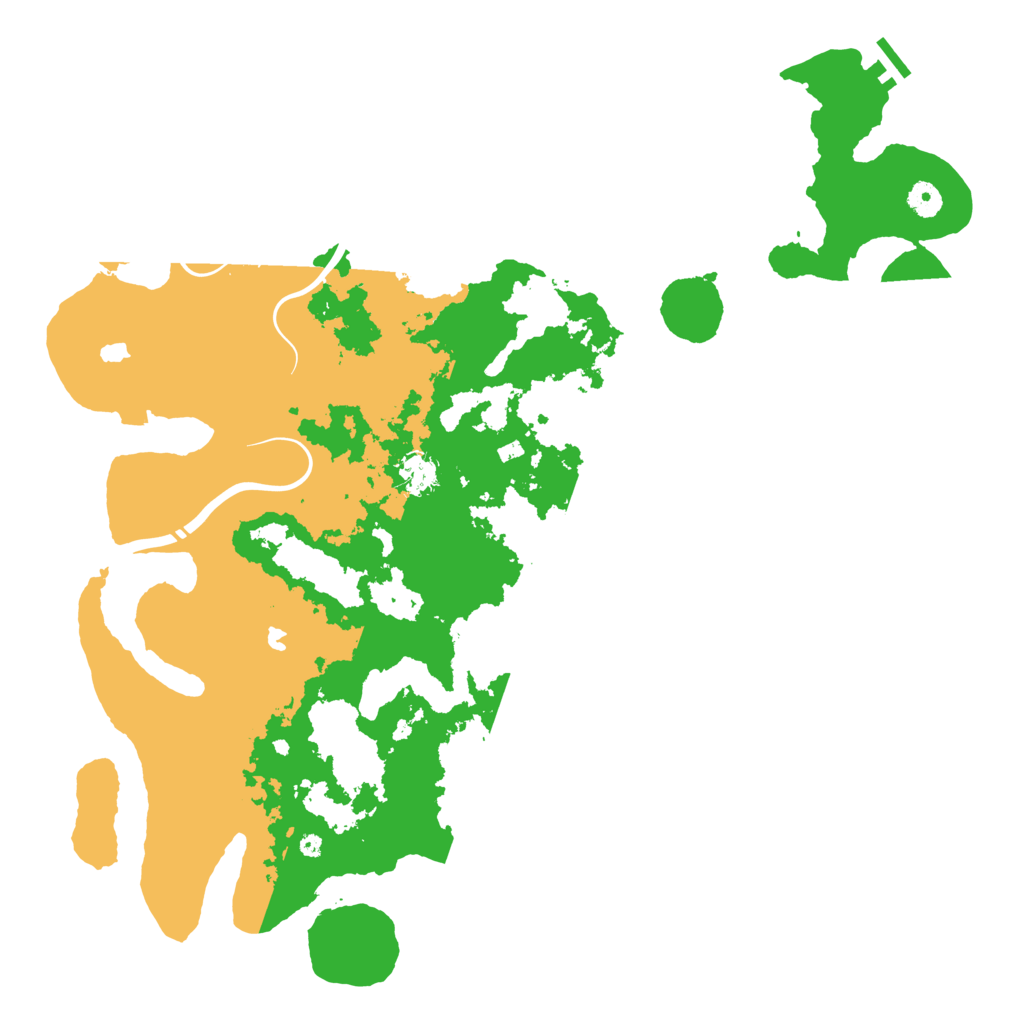 Biome Rust Map: Procedural Map, Size: 4500, Seed: 450702037