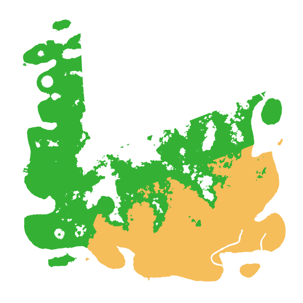 Biome Rust Map: Procedural Map, Size: 4500, Seed: 487062227