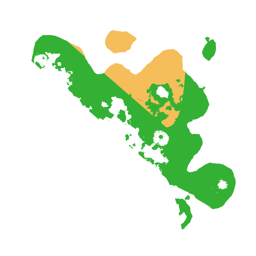 Biome Rust Map: Procedural Map, Size: 2500, Seed: 5150