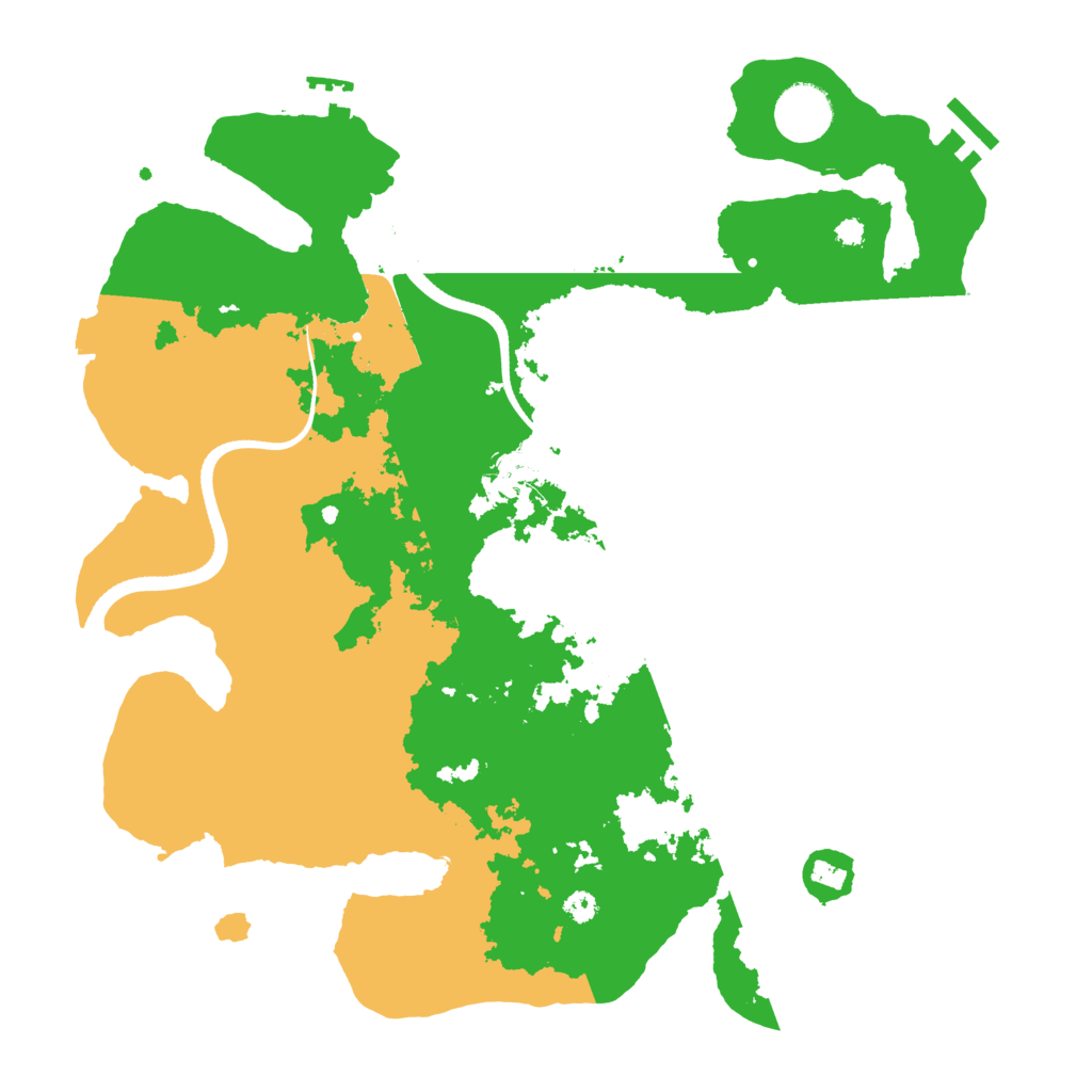Biome Rust Map: Procedural Map, Size: 3500, Seed: 1441181840