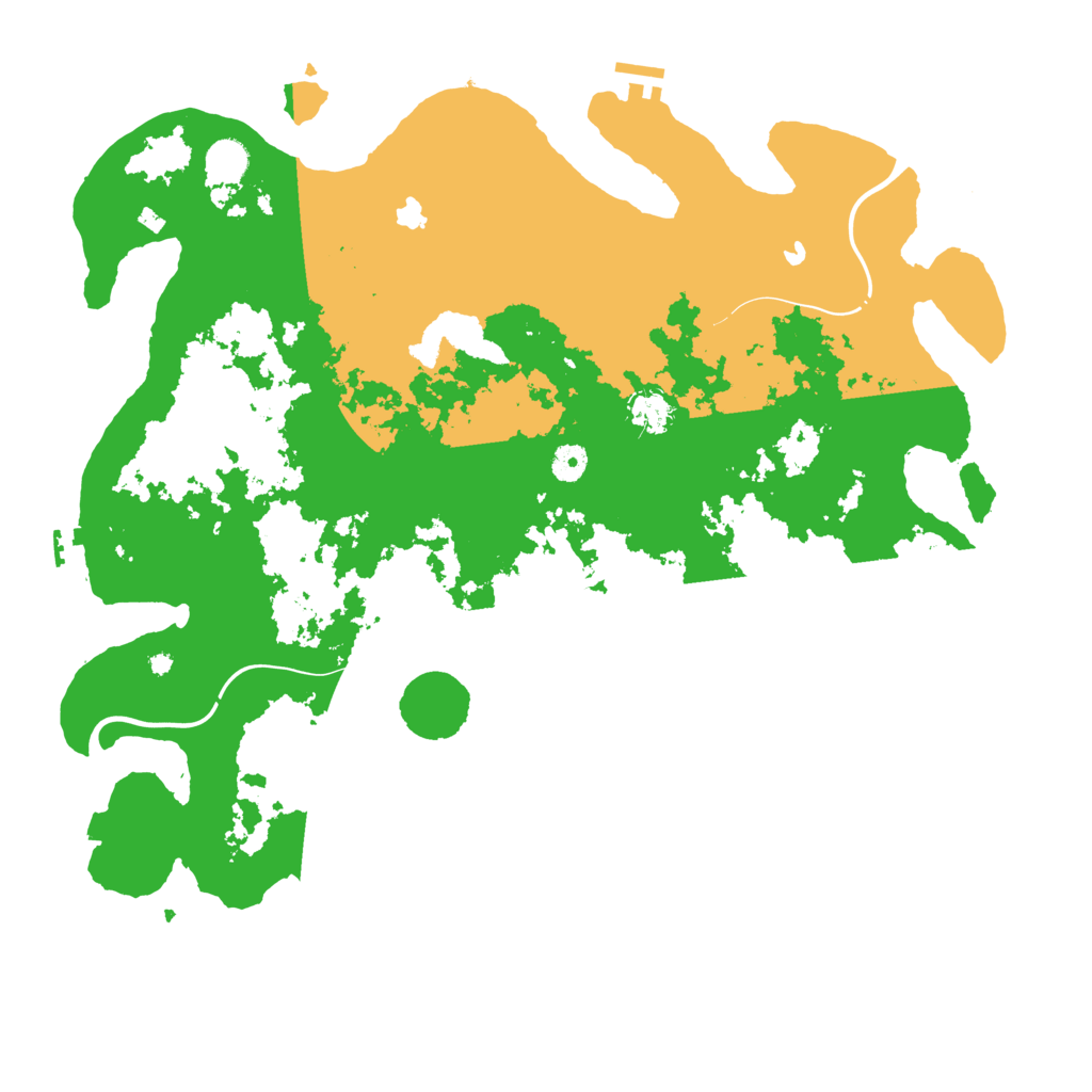 Biome Rust Map: Procedural Map, Size: 4500, Seed: 462685074