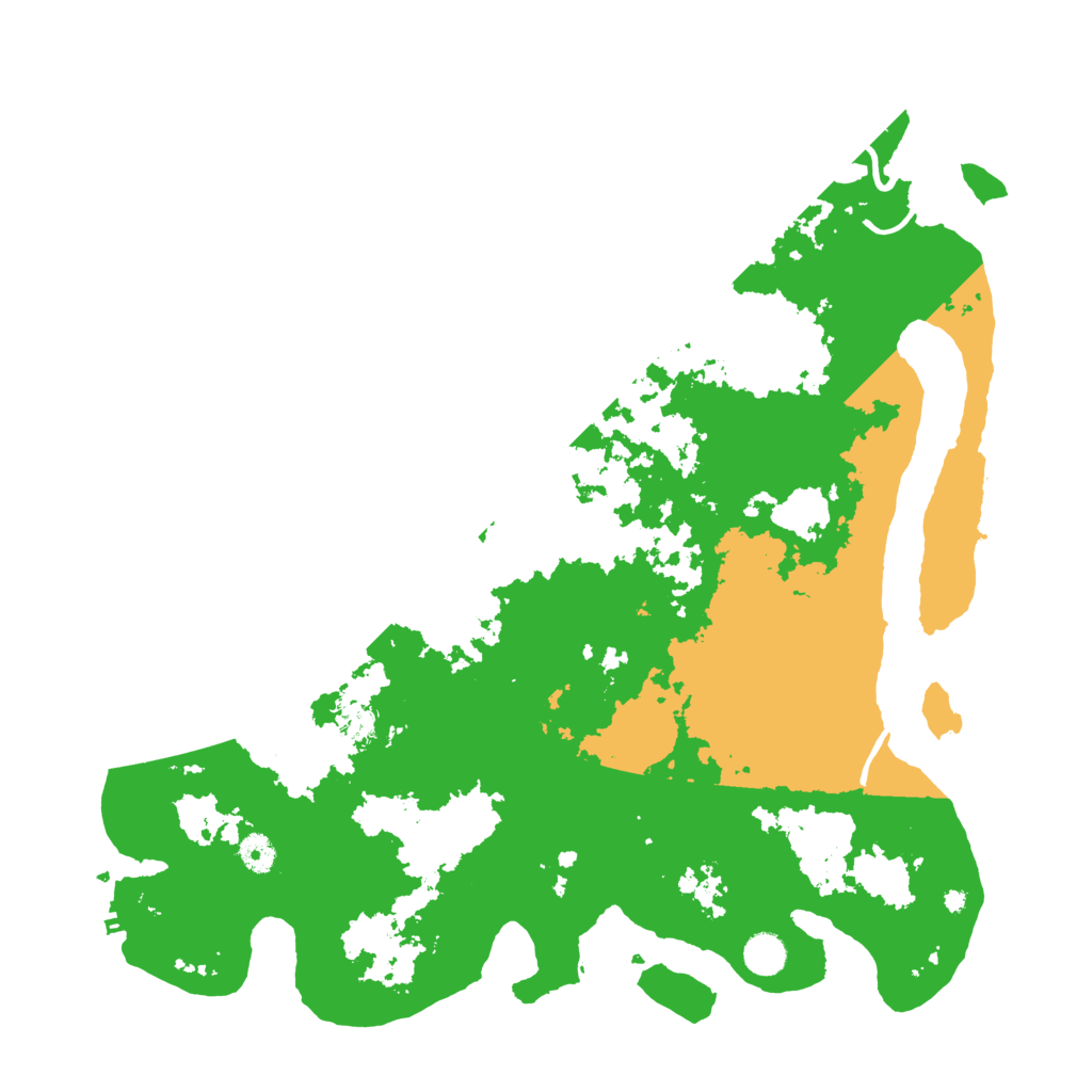 Biome Rust Map: Procedural Map, Size: 4500, Seed: 936613185
