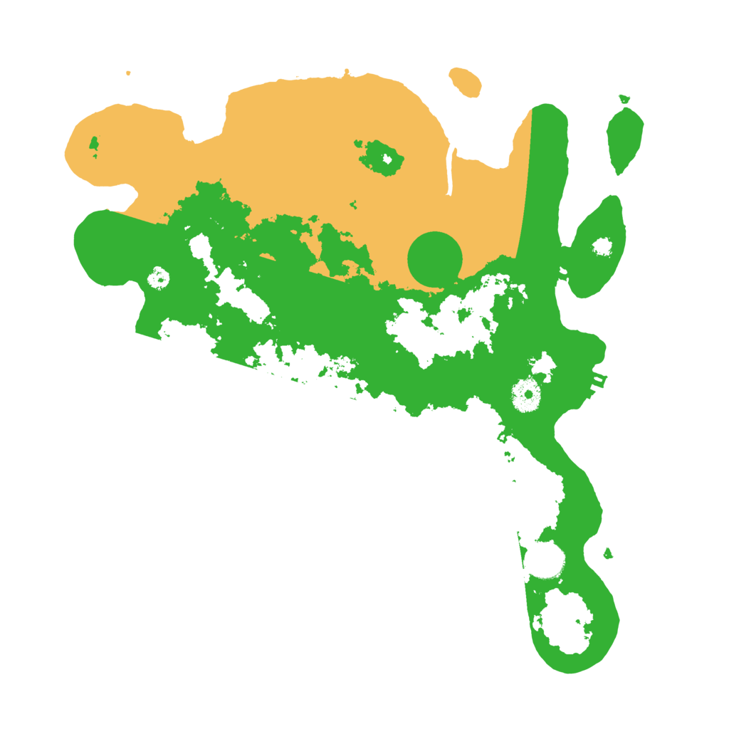 Biome Rust Map: Procedural Map, Size: 3500, Seed: 62715401