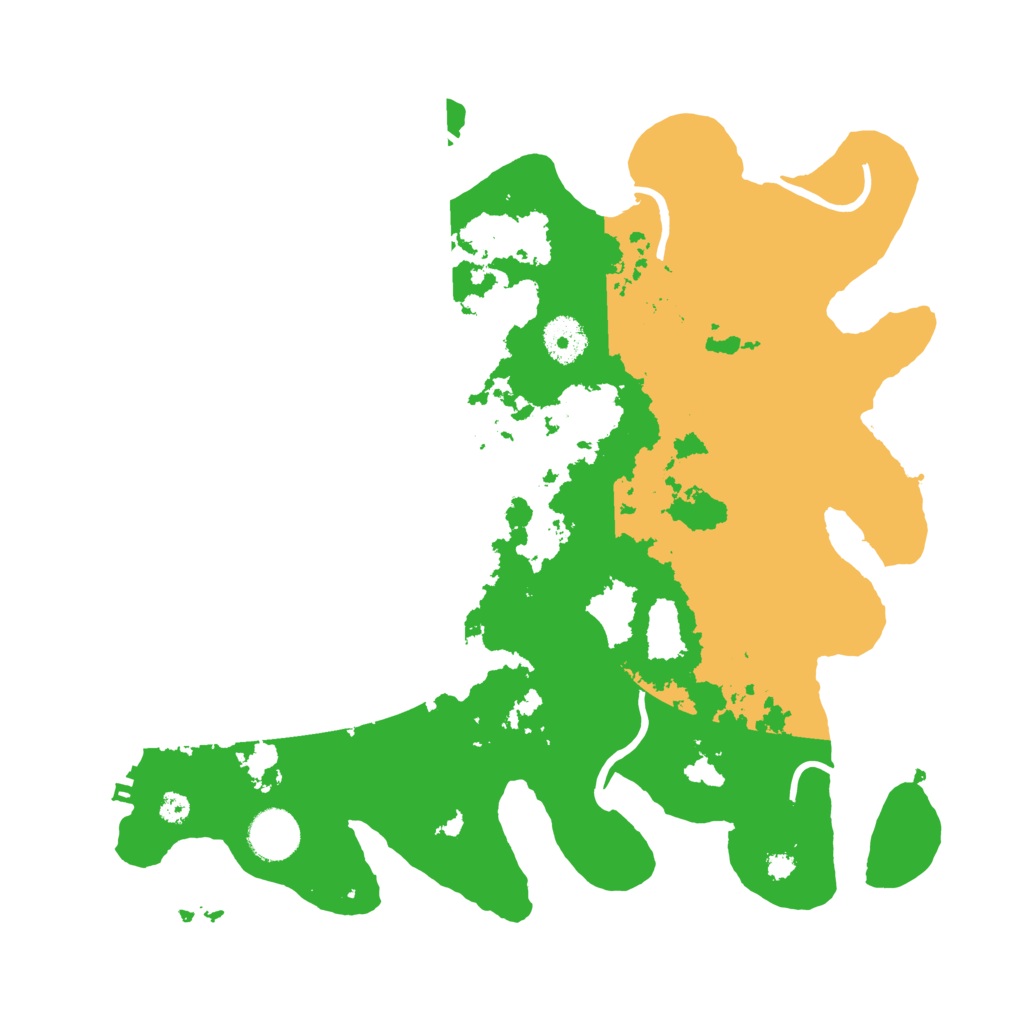 Biome Rust Map: Procedural Map, Size: 3500, Seed: 81875029
