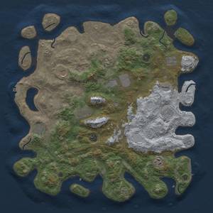 Thumbnail Rust Map: Procedural Map, Size: 4250, Seed: 1048780131, 18 Monuments