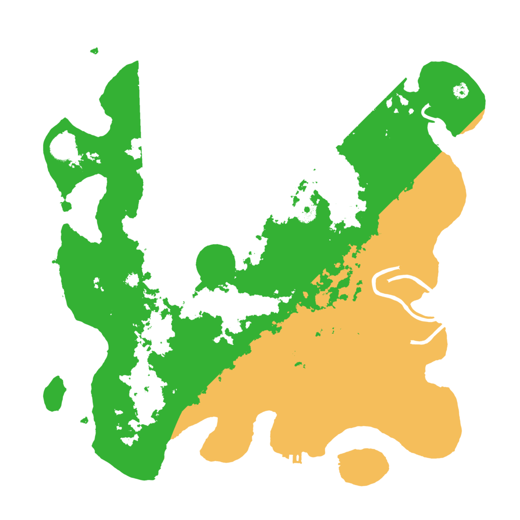 Biome Rust Map: Procedural Map, Size: 3500, Seed: 44612847