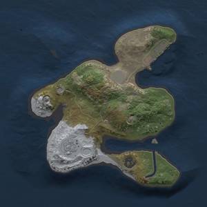 Thumbnail Rust Map: Procedural Map, Size: 1800, Seed: 14324, 5 Monuments