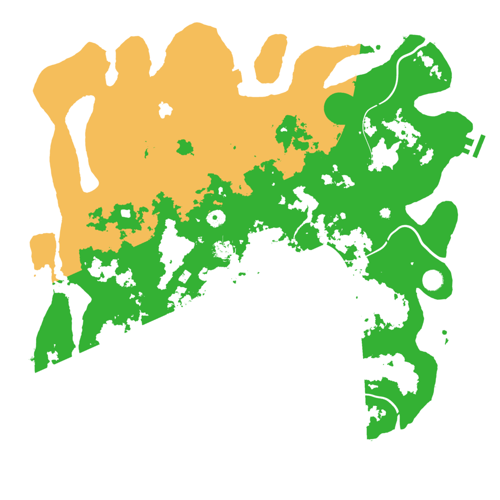 Biome Rust Map: Procedural Map, Size: 4250, Seed: 648989713