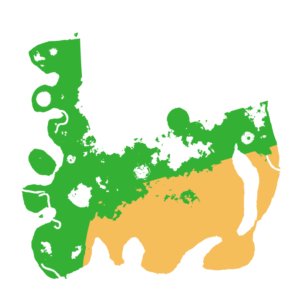Biome Rust Map: Procedural Map, Size: 3600, Seed: 910302