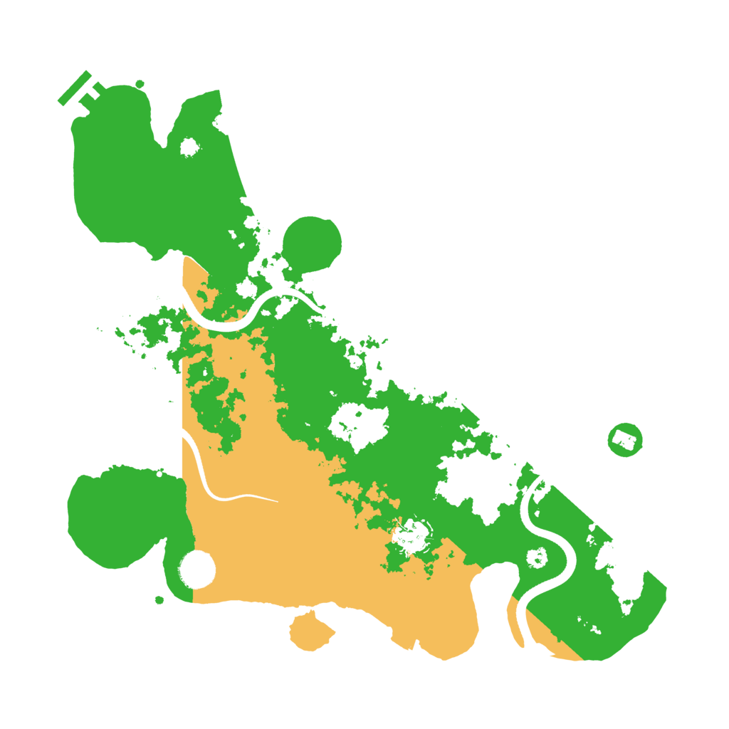 Biome Rust Map: Procedural Map, Size: 3500, Seed: 2138494