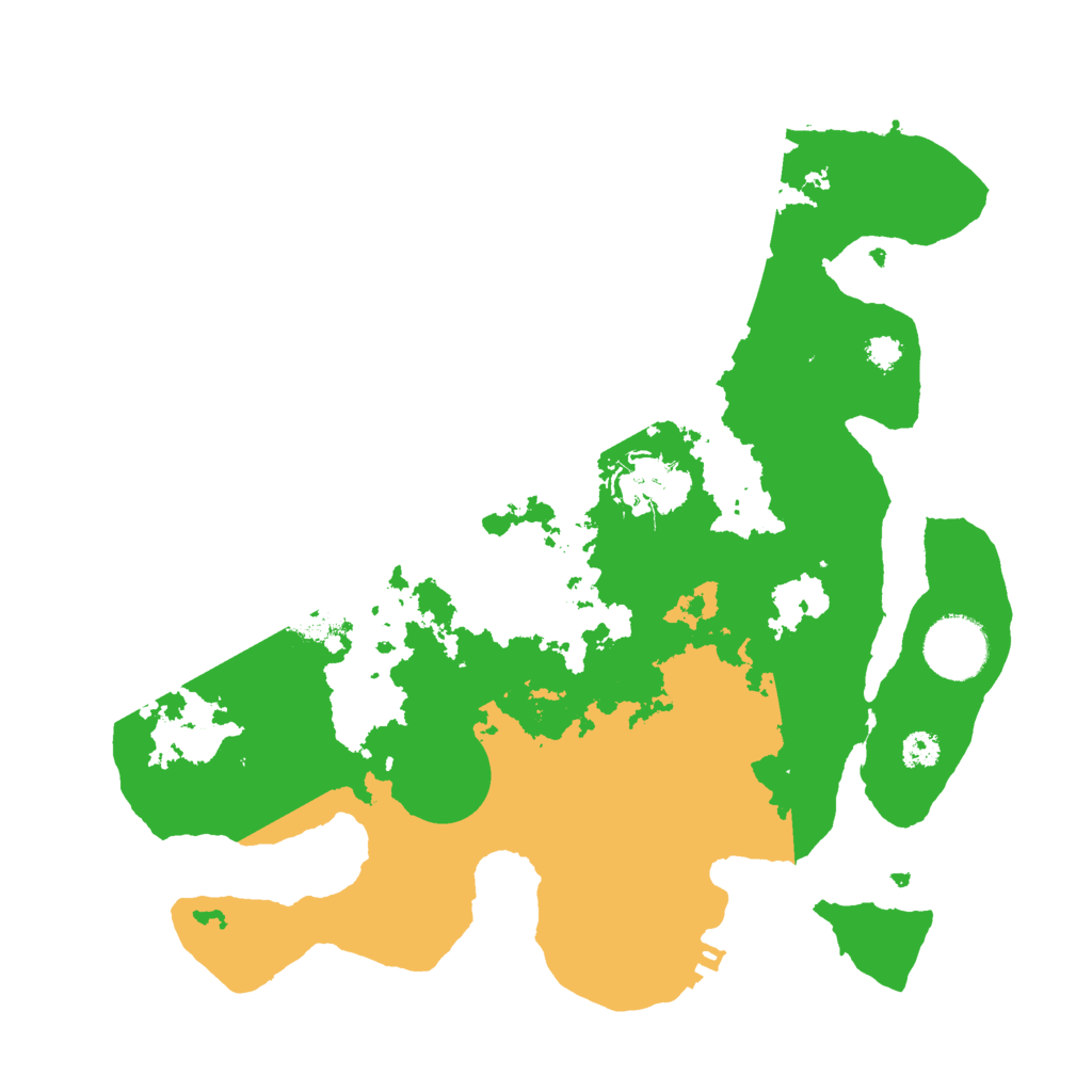 Biome Rust Map: Procedural Map, Size: 3000, Seed: 647168010