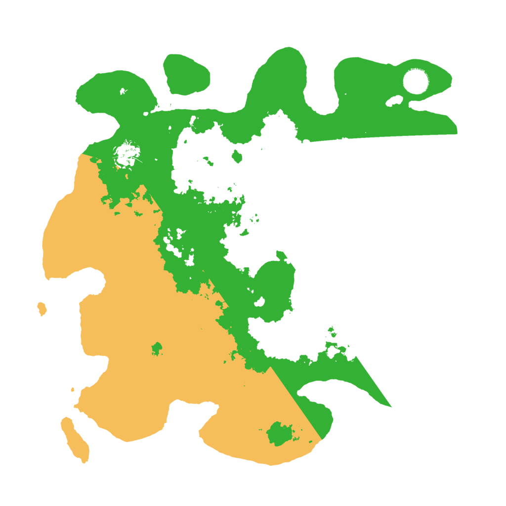 Biome Rust Map: Barren, Size: 3500, Seed: 341936351