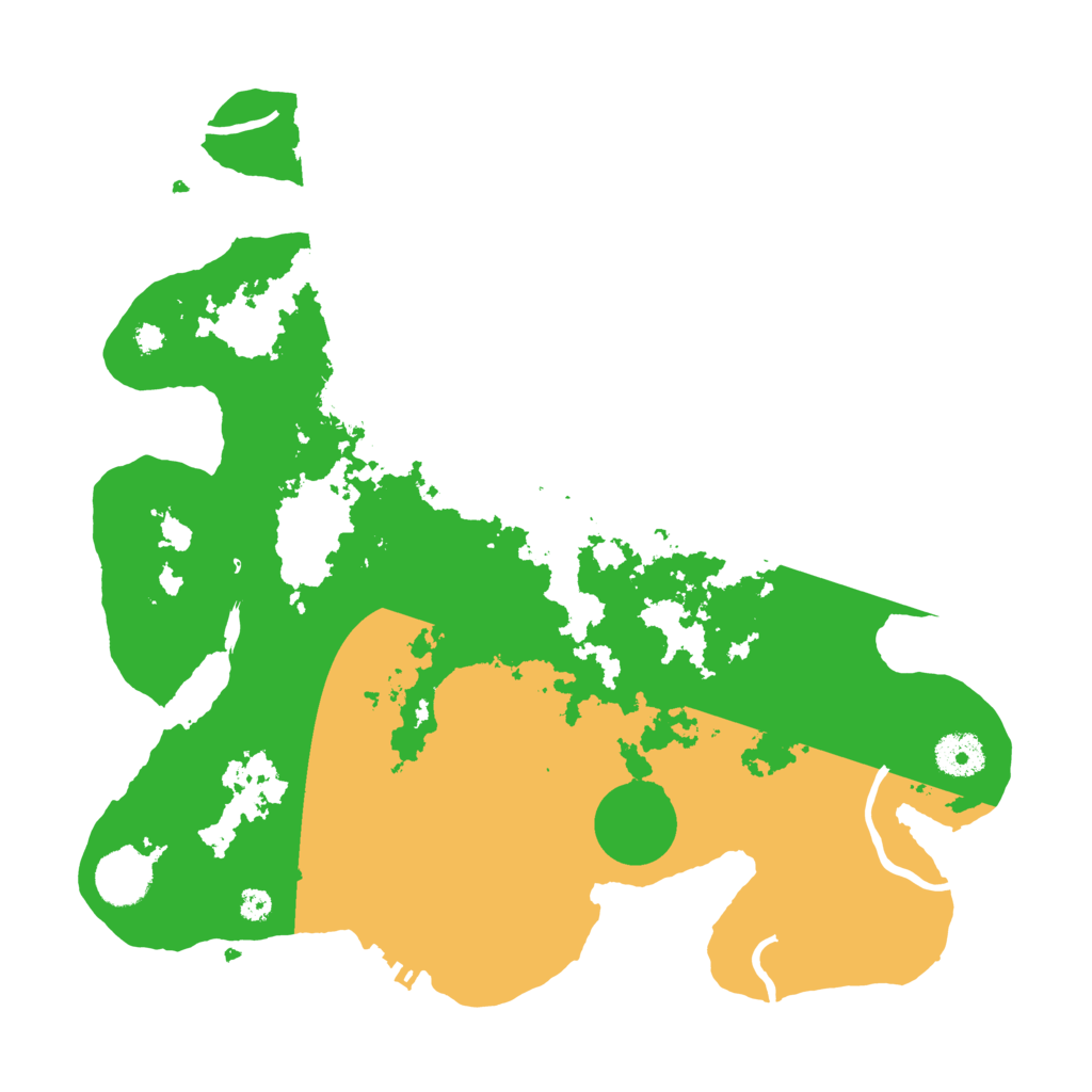 Biome Rust Map: Procedural Map, Size: 3500, Seed: 1206146706