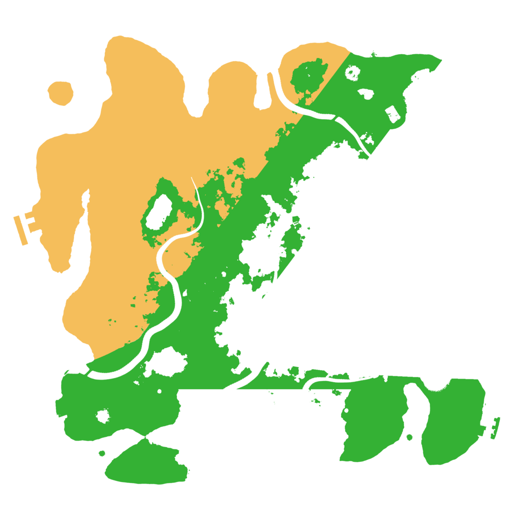 Biome Rust Map: Procedural Map, Size: 3500, Seed: 985942218