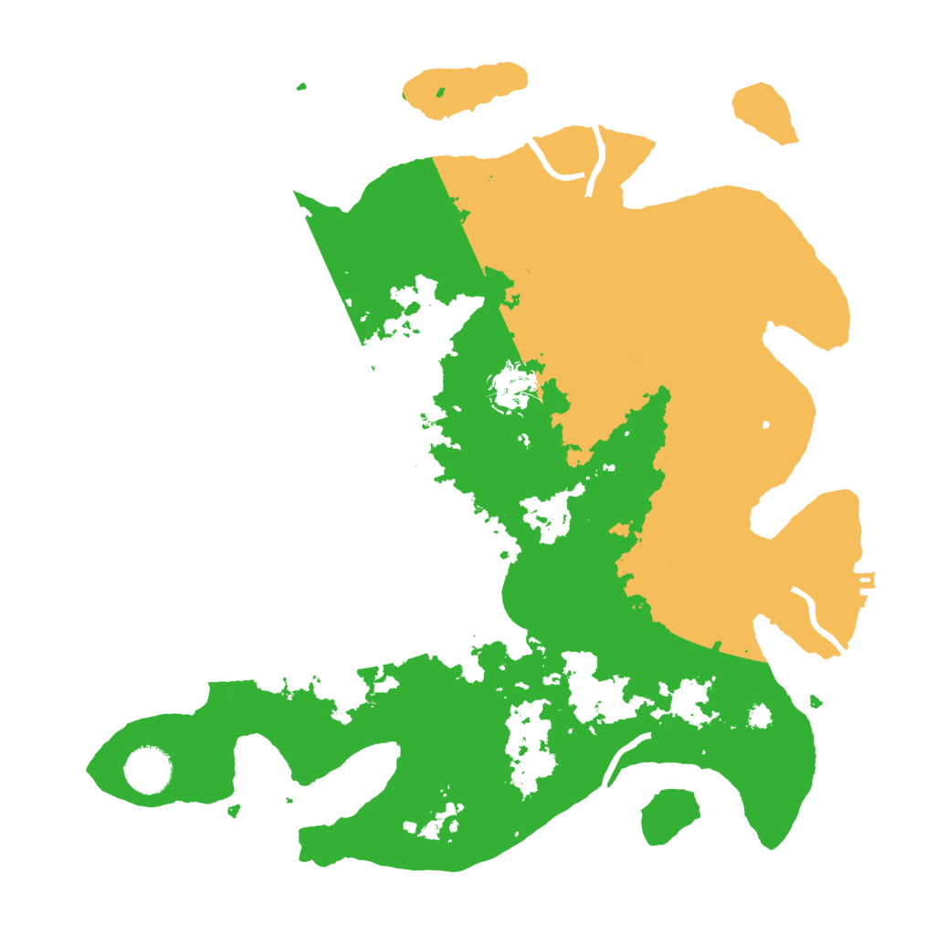 Biome Rust Map: Procedural Map, Size: 3500, Seed: 193528354