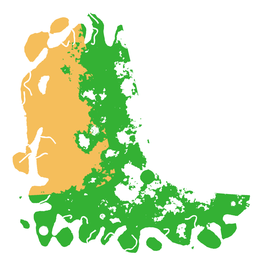 Biome Rust Map: Procedural Map, Size: 5000, Seed: 648405