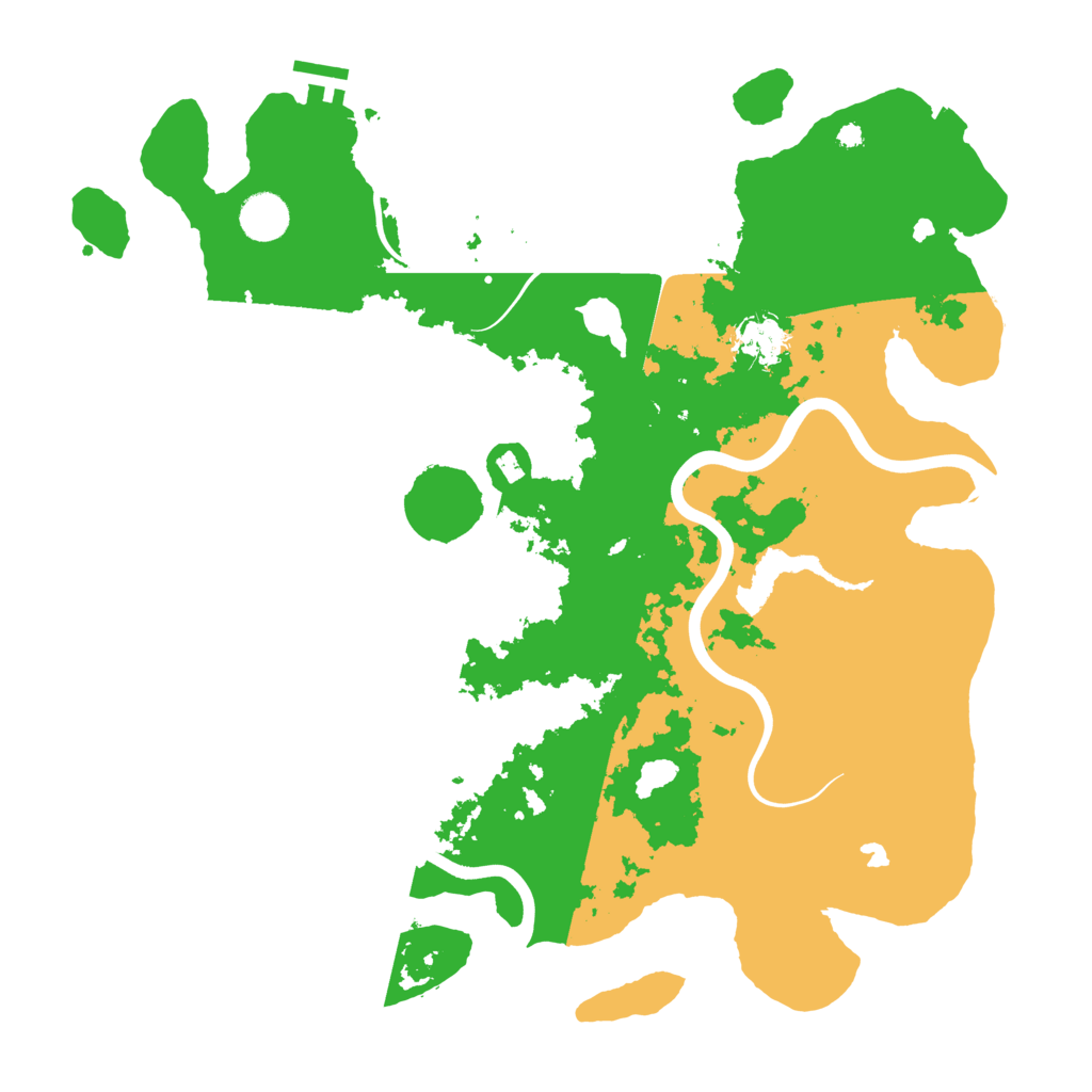 Biome Rust Map: Procedural Map, Size: 4000, Seed: 1268252564