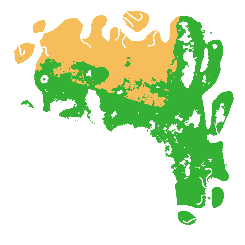 Biome Rust Map: Procedural Map, Size: 4500, Seed: 65844