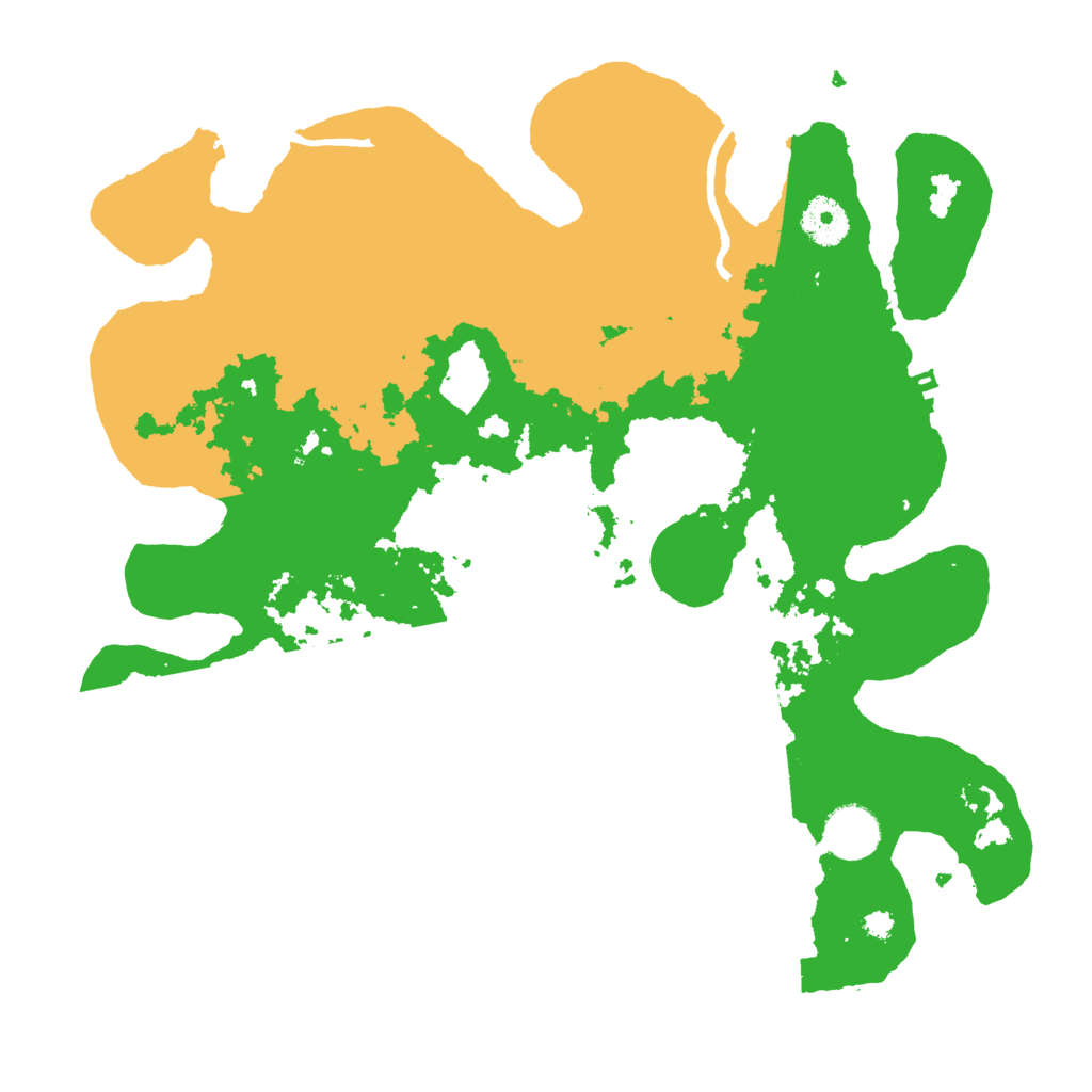 Biome Rust Map: Procedural Map, Size: 3500, Seed: 1037822111