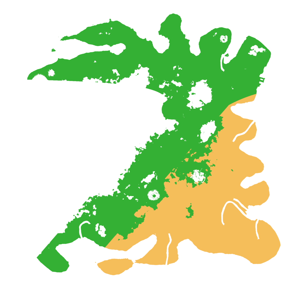Biome Rust Map: Procedural Map, Size: 4000, Seed: 13100