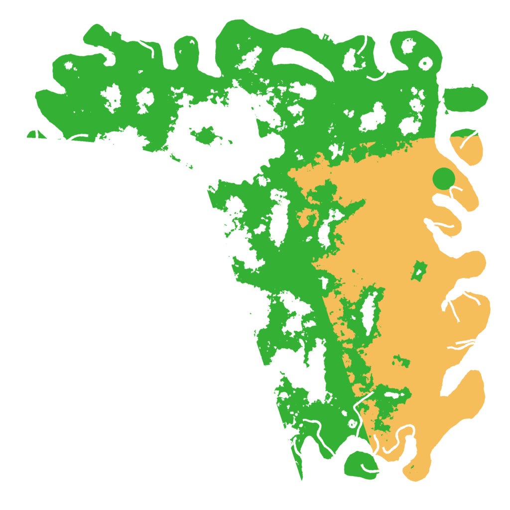 Biome Rust Map: Procedural Map, Size: 6000, Seed: 4201337