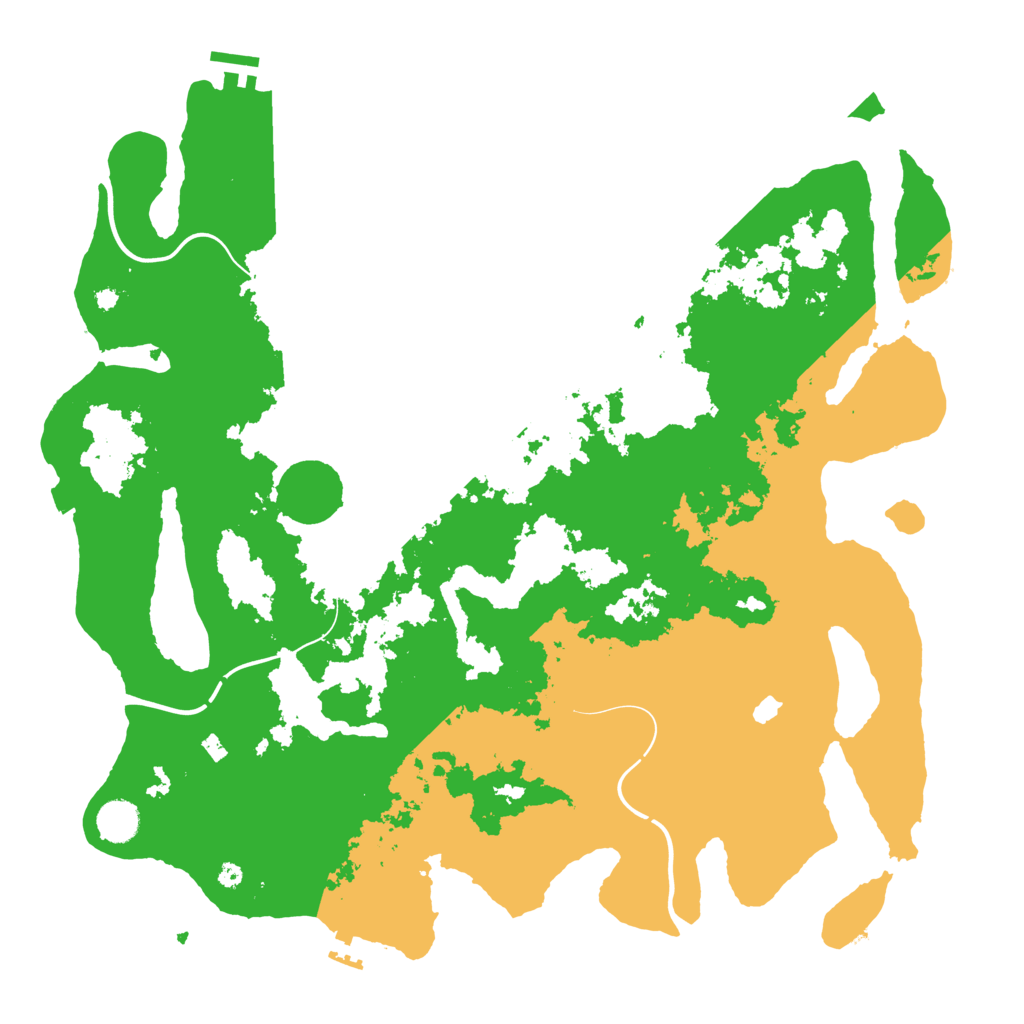 Biome Rust Map: Procedural Map, Size: 4250, Seed: 449220631