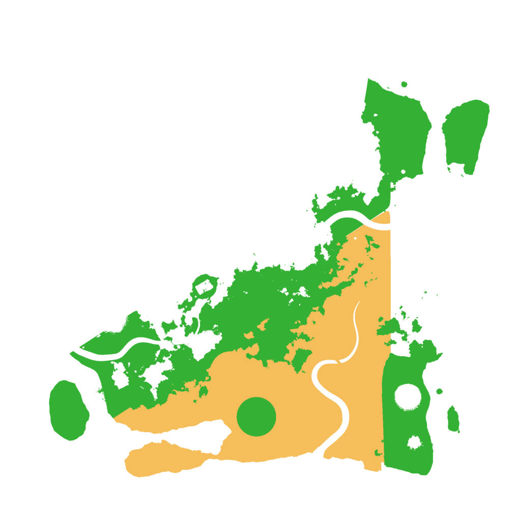 Biome Rust Map: Procedural Map, Size: 3500, Seed: 5600321