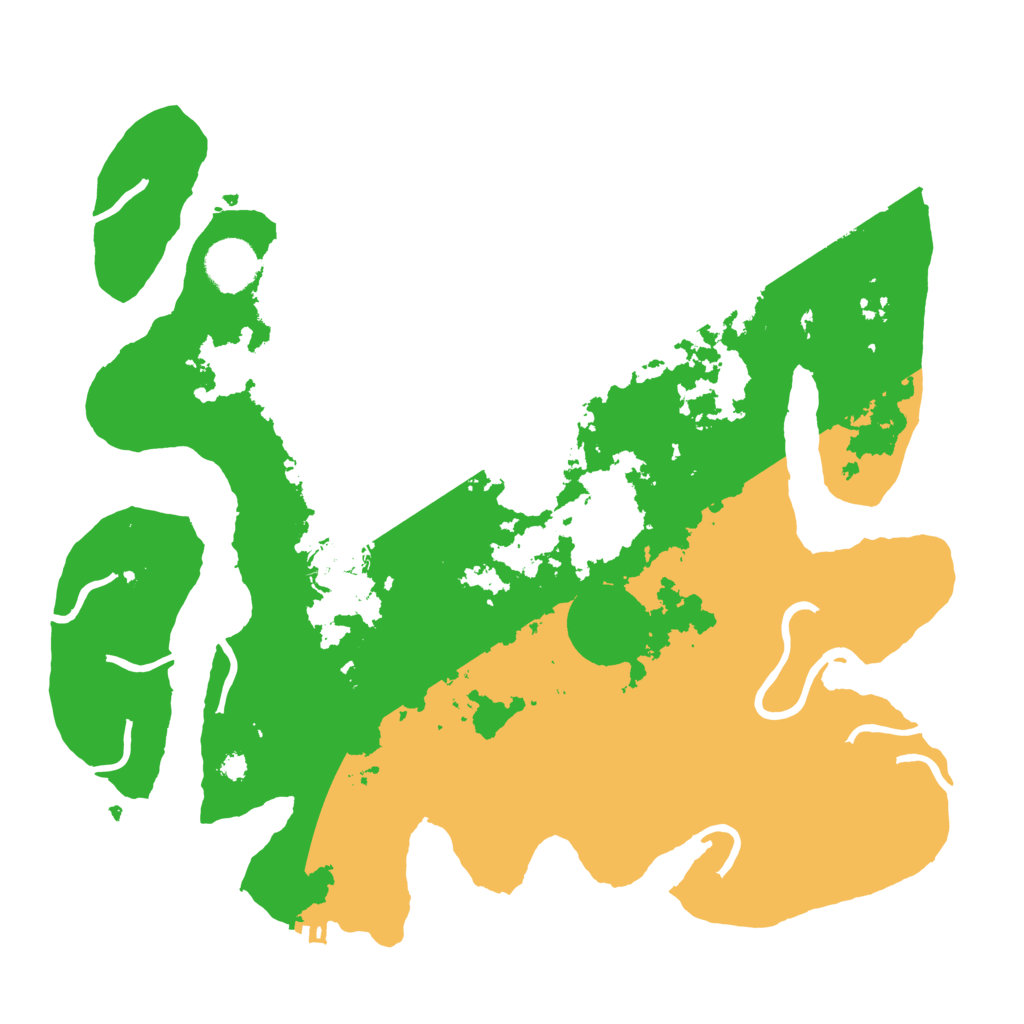 Biome Rust Map: Procedural Map, Size: 3500, Seed: 1151617