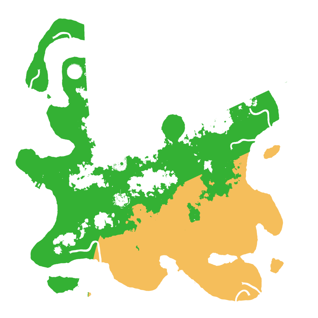 Biome Rust Map: Procedural Map, Size: 3696, Seed: 19486123