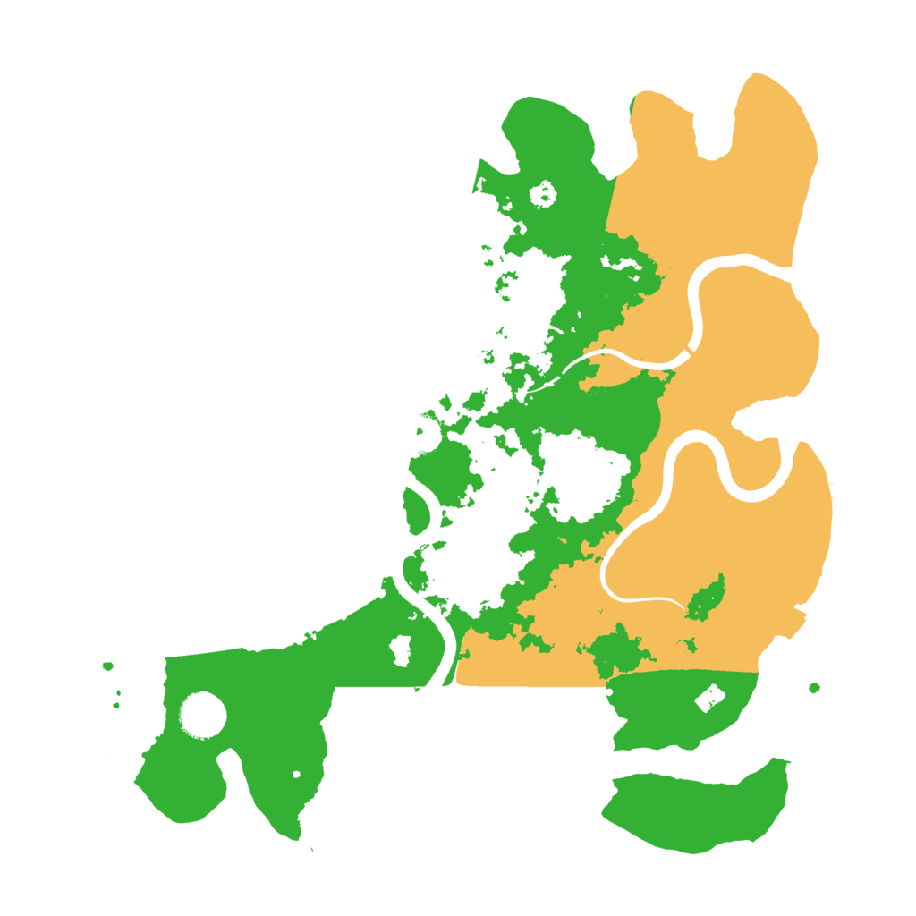 Biome Rust Map: Procedural Map, Size: 3500, Seed: 362248952