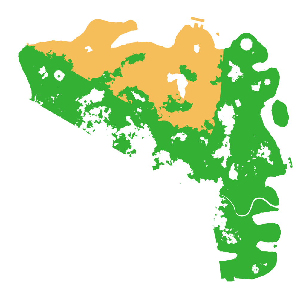 Biome Rust Map: Procedural Map, Size: 4500, Seed: 1470158840