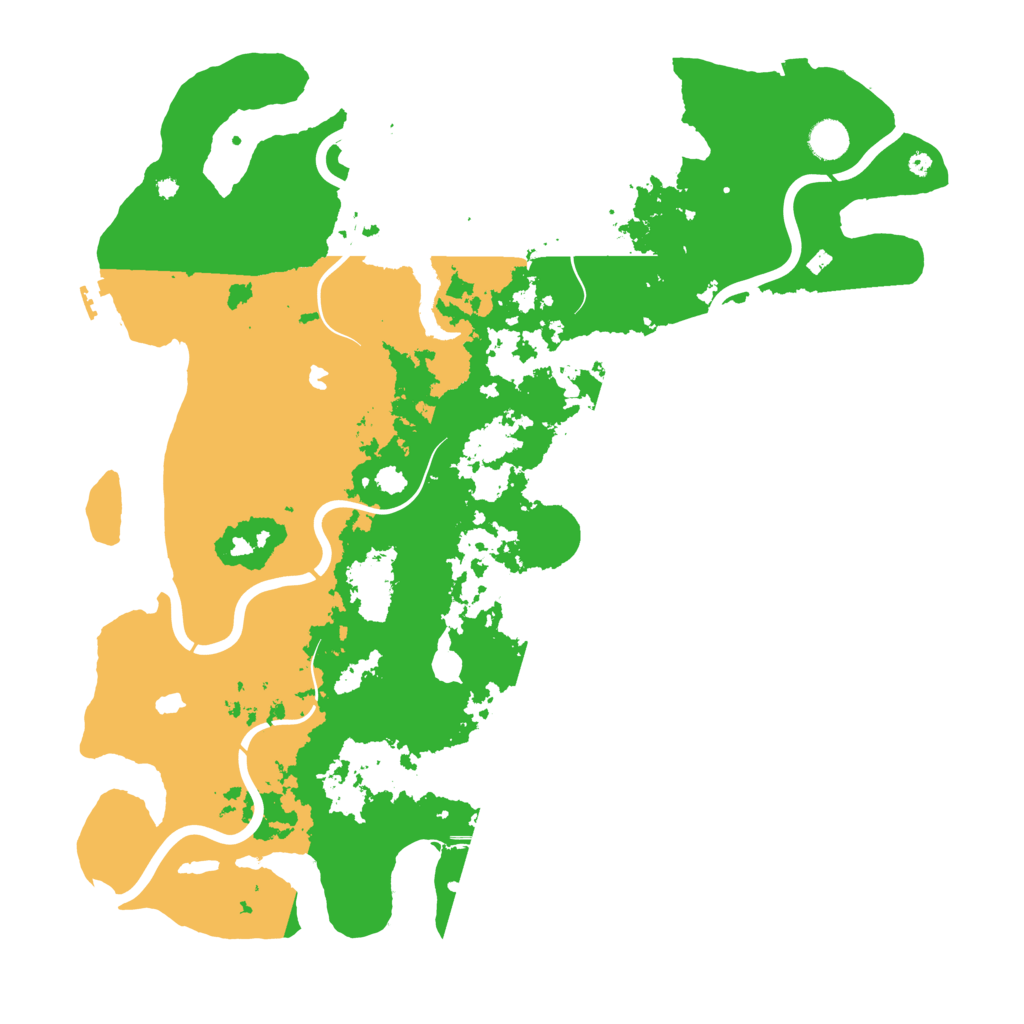 Biome Rust Map: Procedural Map, Size: 4500, Seed: 215