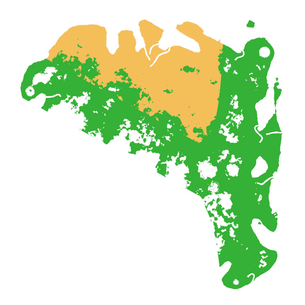 Biome Rust Map: Procedural Map, Size: 5000, Seed: 8194204