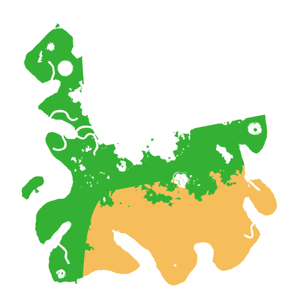 Biome Rust Map: Procedural Map, Size: 3500, Seed: 1858709208