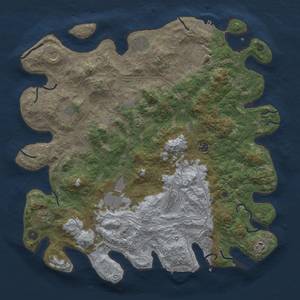 Thumbnail Rust Map: Procedural Map, Size: 4500, Seed: 645477168, 18 Monuments