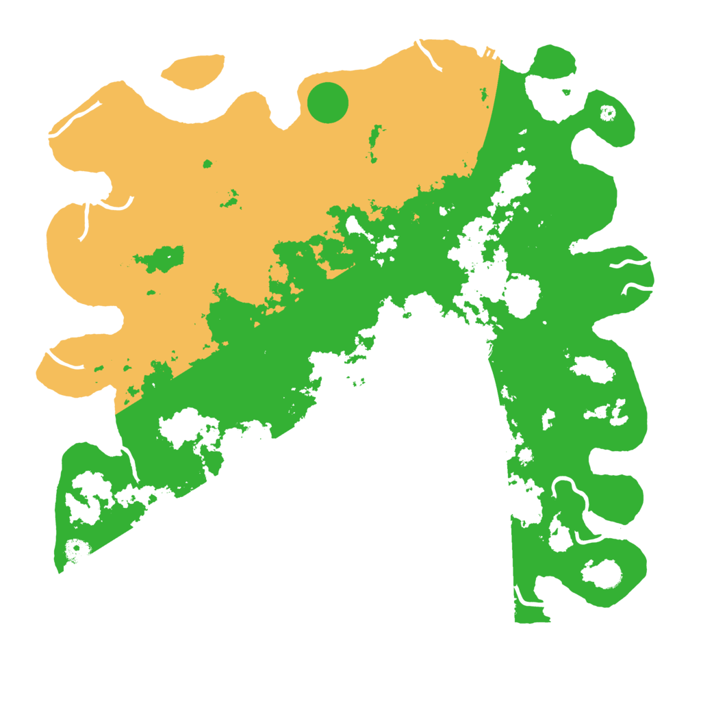 Biome Rust Map: Procedural Map, Size: 4500, Seed: 645477168