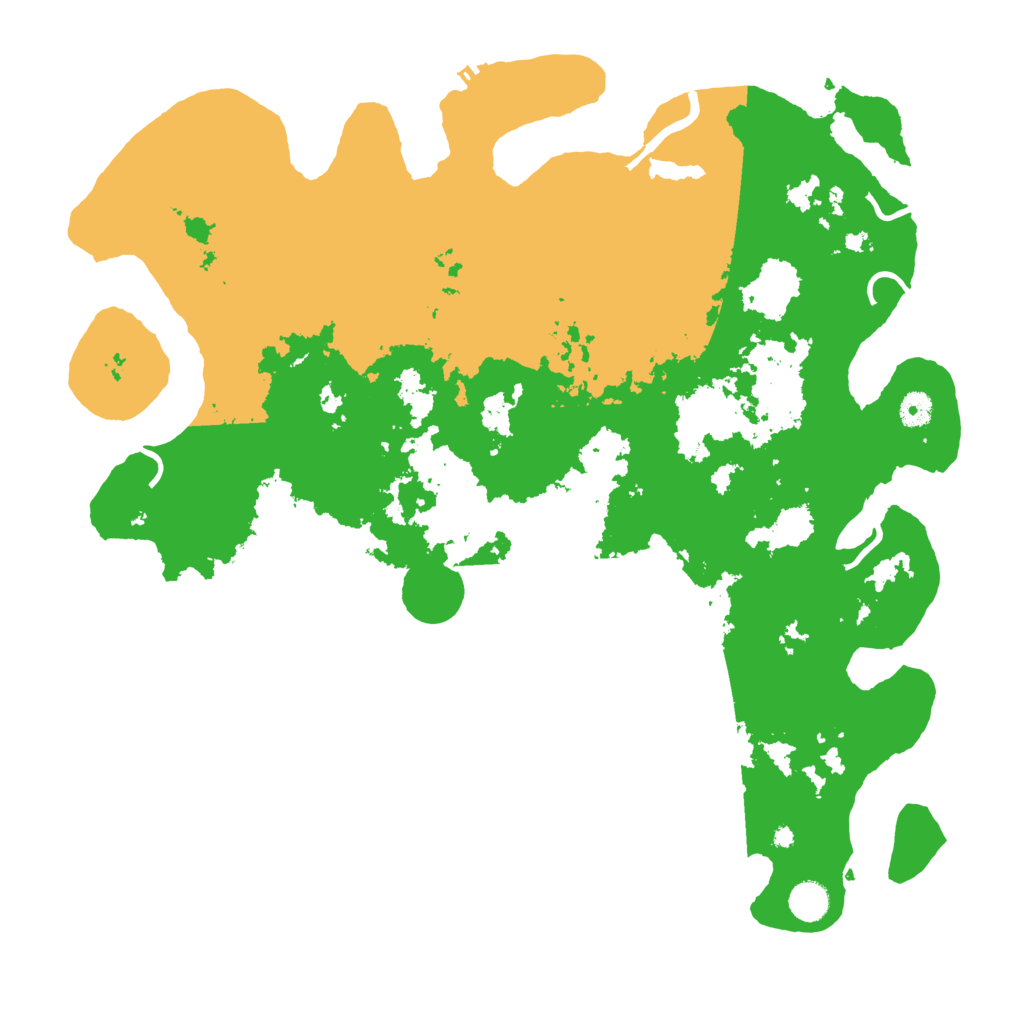 Biome Rust Map: Procedural Map, Size: 4500, Seed: 54072033