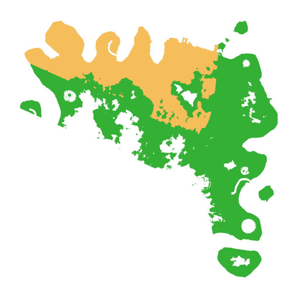 Biome Rust Map: Procedural Map, Size: 3700, Seed: 97195338